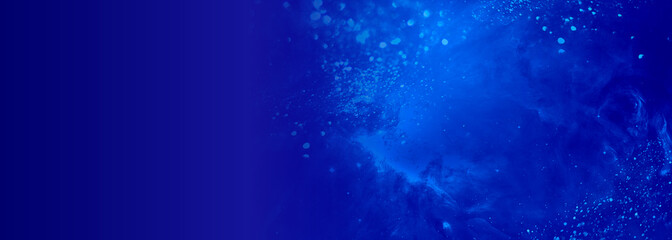 Background  青色の幻想的な背景イラスト 海の中をイメージさせる美しいイラスト アブストラクト グランジ 光 　abstract,grunge,texture,fantasy, - obrazy, fototapety, plakaty