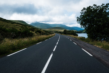 Fototapeta premium Empty road in the mountains
