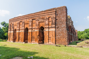 Ruins of ancient Darasbari (Darashbari) mosque in Sona Masjid area, Bangladesh © Matyas Rehak