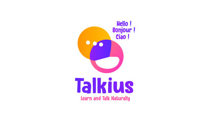 Talk, Speak, Language Logo Design
