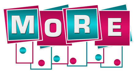 More Turquoise Pink Squares Stripes Dots Bottom 