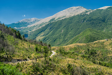 Landscape near Mormanno, Calabria