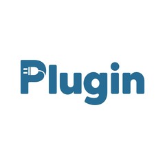 plugin and technology logo and vector