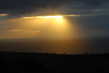 Sunset at Beachy Head