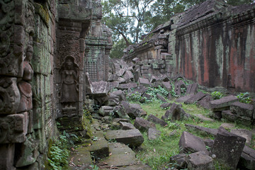 Ruins in Angkor Wat Archaeological Park, Siem Reap, Cambodia.