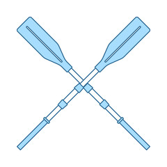 Icon Of Boat Oars
