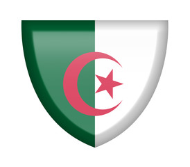 Scudetto con bandiera Algeria