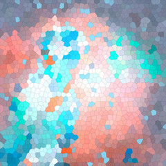 Colored red, blue, pink geometric mosaic background