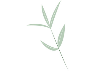 緑の植物のフレームデザイン