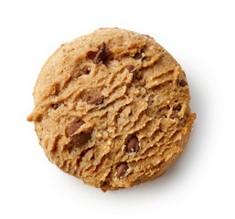 cookie on white background