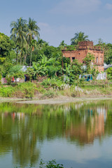 Ruined building in Panam Nagar city, Bangladesh