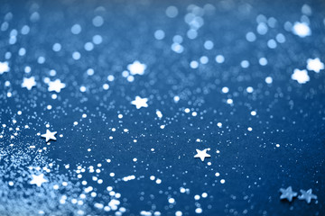 Beautiful Christmas light background.