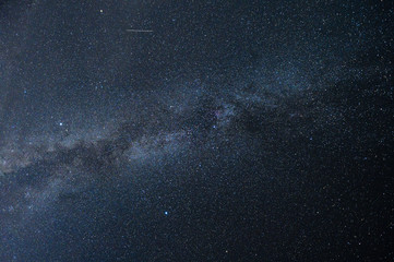 Milky way galaxy with starry in the night sky