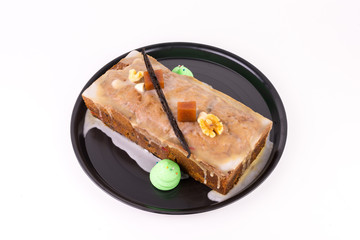 Traditional christmas season fruit cake