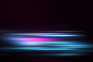 Empty dark abstract background. Background of empty show scene. Glow of neon lights on an empty concert stage.