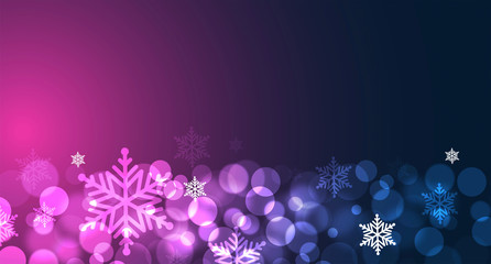 Cartolina di Natale con cornice illuminata © xyz+
