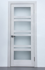 doors on a white background in the apartment