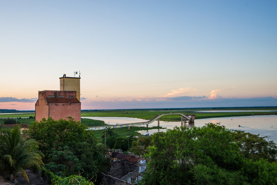 View of the port area in Corumb&aacute;, Mato Grosso do Sul, Brazil