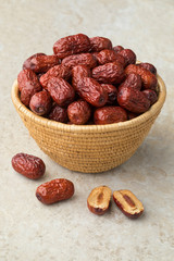  Basket with Chinese red dates