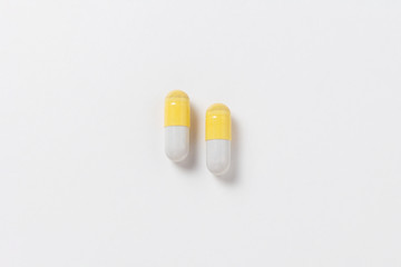 Fototapeta na wymiar two pills