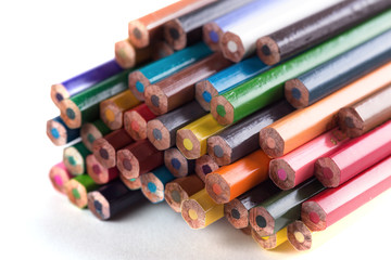 multicolored pencils background