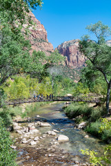 Zion, Utah/ United states of America, USA-October 3rd 2019: Zion national park
