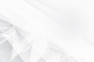 Fototapeta premium Abstract geometric white and gray color background. Vector, illustration. 