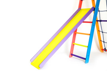 Children's colorful Slider Isolated on White background.