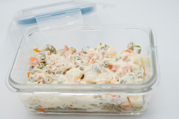 traditional russian salad 