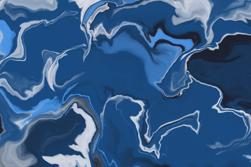 Blue marble texture made in the color of the year 2020