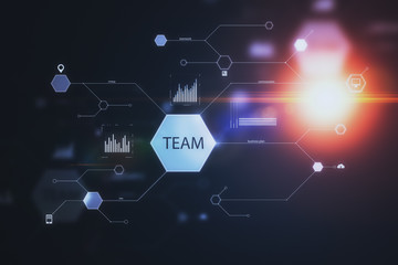 Screen with stock statistics and charts