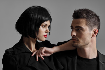 portrait of young couple