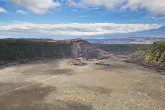 Kilauea Iki crater in Big Island Hawaii, USA