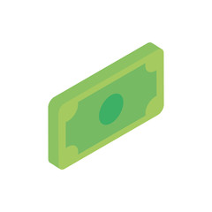 money advertising commerce marketing icon isometric