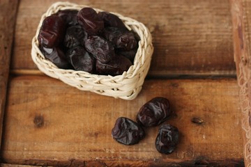 Delicious Arab dates in a package macro