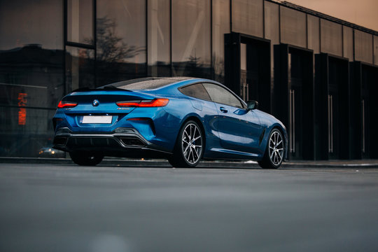 BMW 8 Series M850i xDrive at the parking