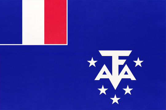 French Southern and Antarctic Lands. TAAF official flag.