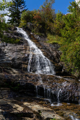 Waterfall in North Carolina woods