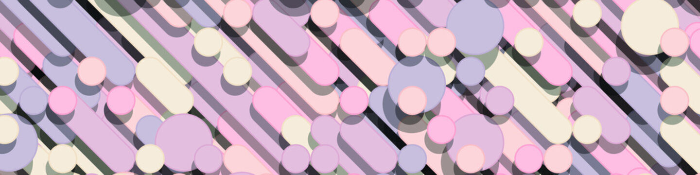 Color Abstract Lines Rain Generative Art background illustration