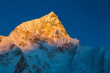 Deurstickers Lhotse Uitzicht op de Lhotse-berg vanaf Kala Patar. Nepal