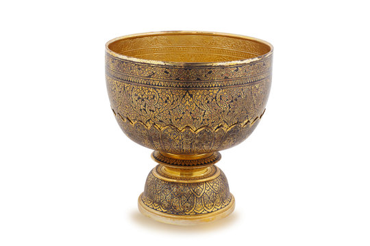 golden nielloware
