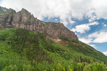 landscape in mountains