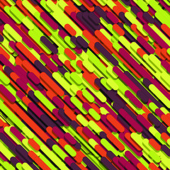 Color Abstract Lines Rain Generative Art background illustration