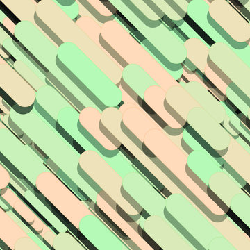 Color Abstract Lines Rain Generative Art background illustration
