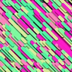 Color Abstract Lines Rain Generative Art background illustration