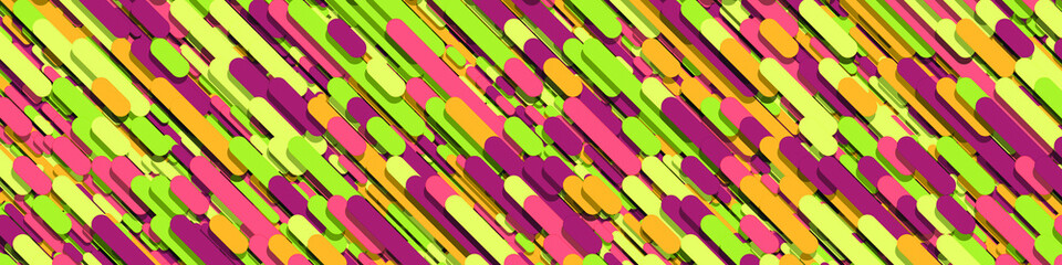 Color Abstract Lines Rain Generative Art background illustration