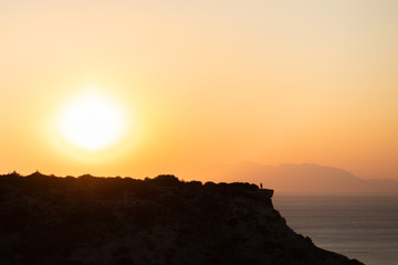 Greece Romantic Sunrise Island