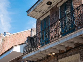Fototapeta na wymiar Residence in the French Quarter, New Orleans, USA