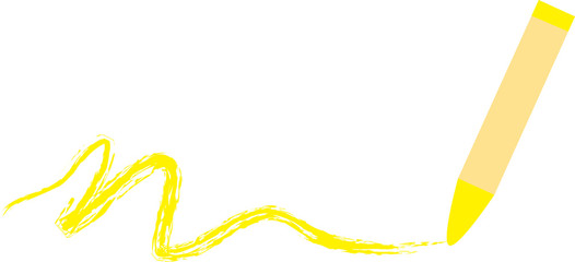 黄色いクレヨン