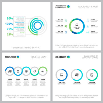 Creative charts set for web design, statistical reports